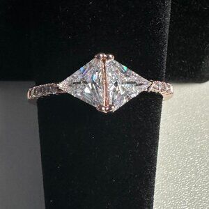 Bomb Party Women's (9) Ring - Diamond Cubic Zirconia "New"